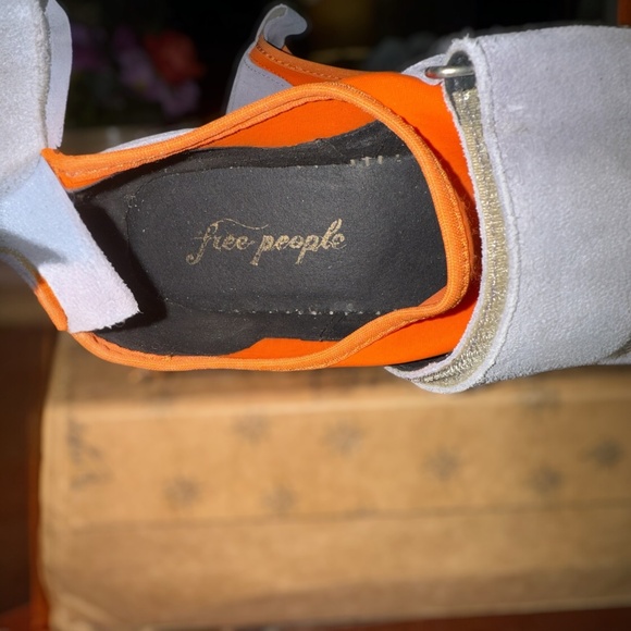 Free People Chapmin Double Take Sneaker - Color:Tiger Lily  Free People Chapmin Double Take Sneakers Espadrilles 39 9 Tiger Lily Combo